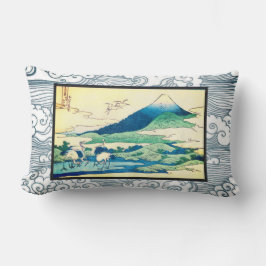 COTTON Dekorativ kudde JAPANESE TRYCK W/ MONOGRAM