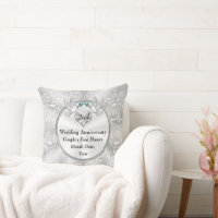COTTON ger ut för andra Bröllop-årsdagen. Pillow