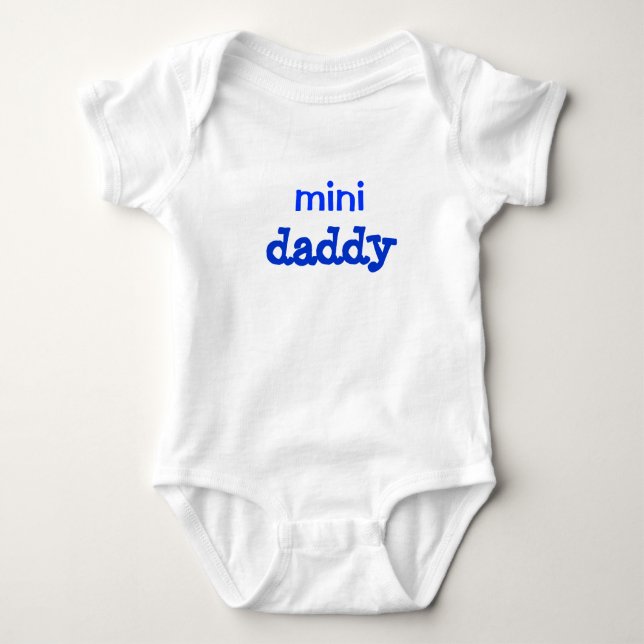 Cotton Jersey Infant Creeper Mini-pappa T-shirt (Framsida)