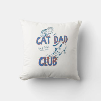 Cotton pillow cat design kudde