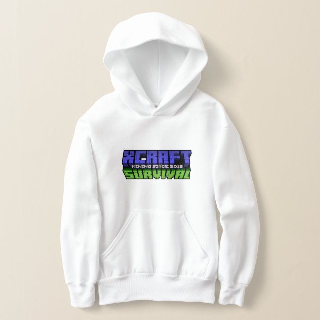 Cotton Rik Minecraft™ Hoodie T Shirt (Laydown)