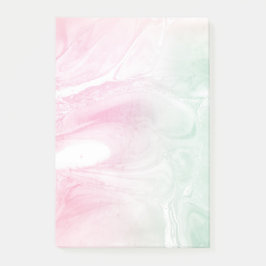 Cotton Rosa Girly Mint Ombre Post-it Block