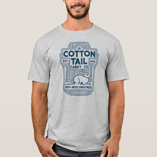 Cotton Svan Candy Co. T Shirt (Framsida)