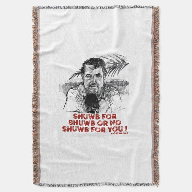 Cotton Throw "Shuwb 4 Shuwb" Filt (Framsidan Vertikal)