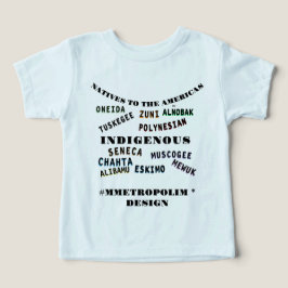 COTTON - UNISEX 2-5T *NATIVE AMERICANS NAMN T SHIRT