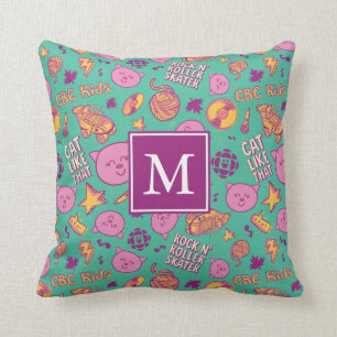 Cottonball Mönster Monogram Kudde