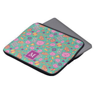 Cottonball Mönster Monogram Laptop sleeve