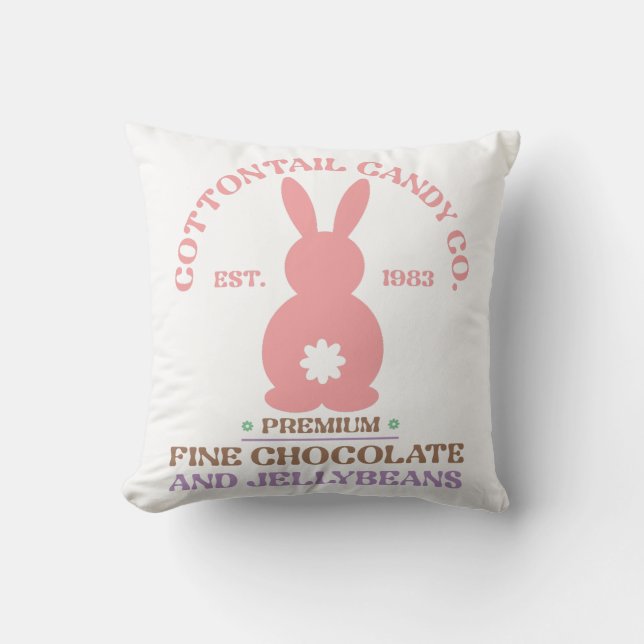 Cottontail Candy Co Kudde (Framsida)