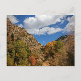 Cottonwood Canyon Scenia Byway Autumn i Utah Vykort