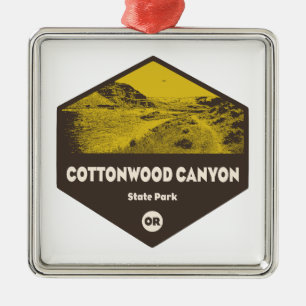 Cottonwood Canyon State Park Oregon Julgransprydnad Metall