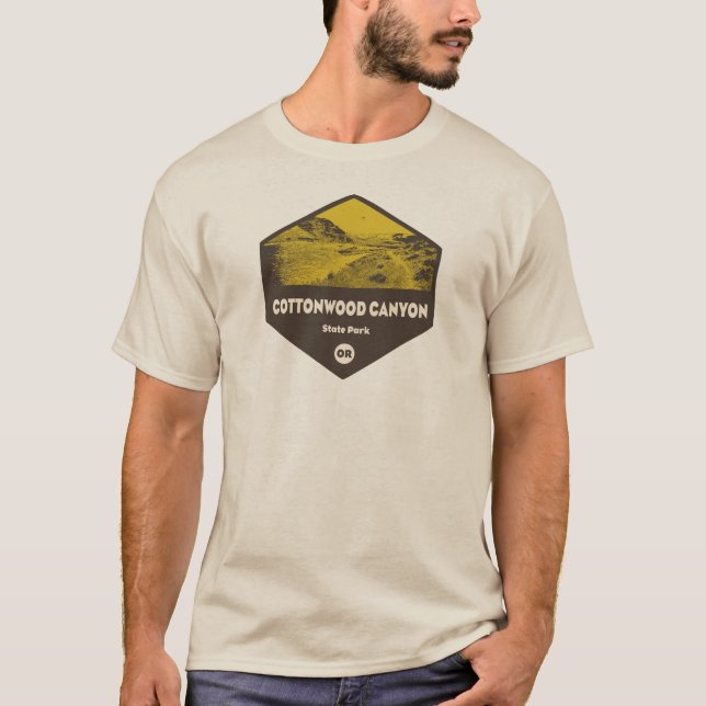 Cottonwood Canyon State Park Oregon T Shirt (Framsida)
