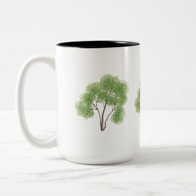Cottonwood Träd Två-Tonad Mugg (Vänster)