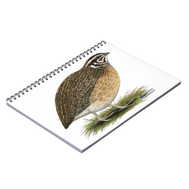 Coturnix Pharaoh Quail Anteckningsbok (Vänstra Sidan)
