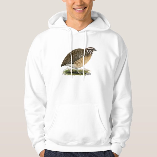 CoturnixPharaohQuail Sweatshirt Med Luva (Framsida)