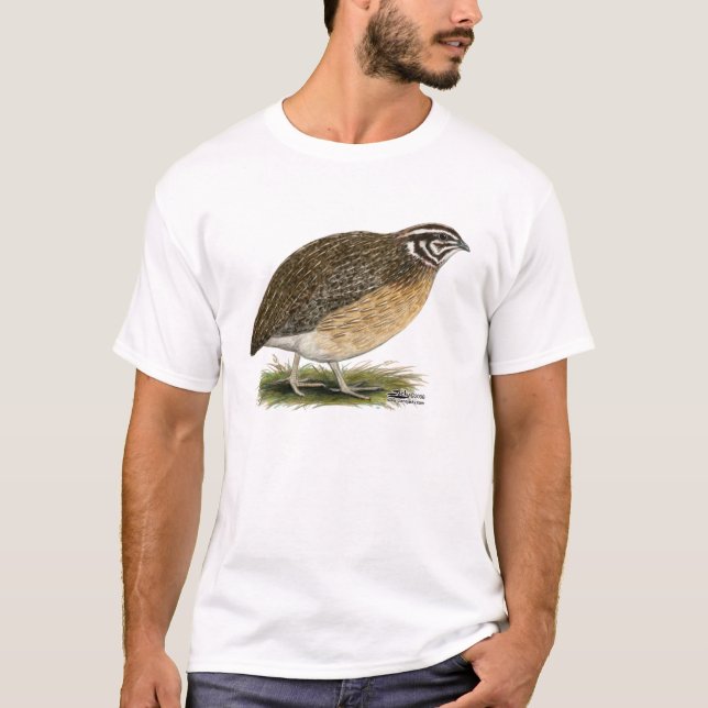CoturnixPharaohQuail T-shirt (Framsida)
