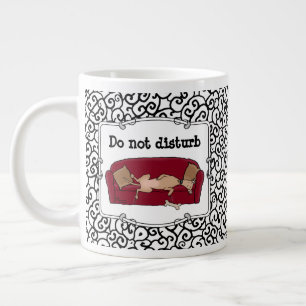 Couch Greyhound (fawn) Hund Lazy Sleeping Funny Jumbo Mugg