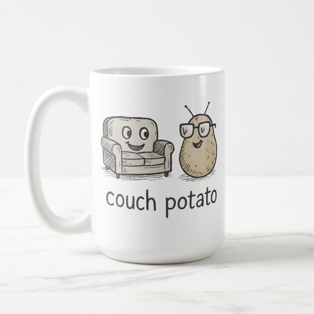 Couch Potato Kaffemugg (Vänster)