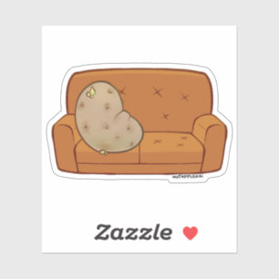 Couch Potato Klistermärken