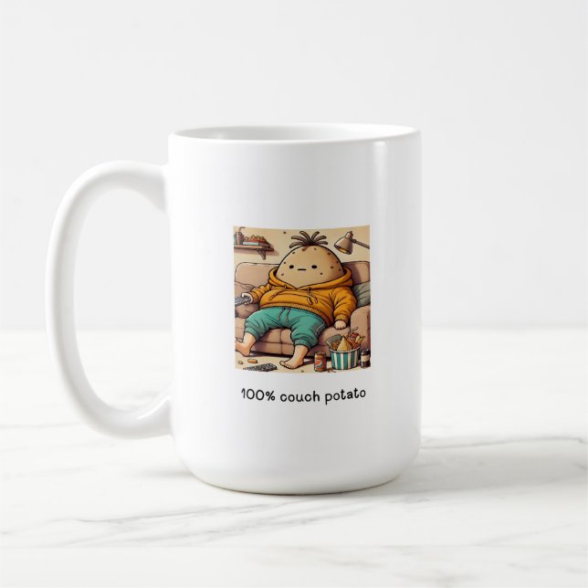 Couch potato mug kaffemugg (Vänster)