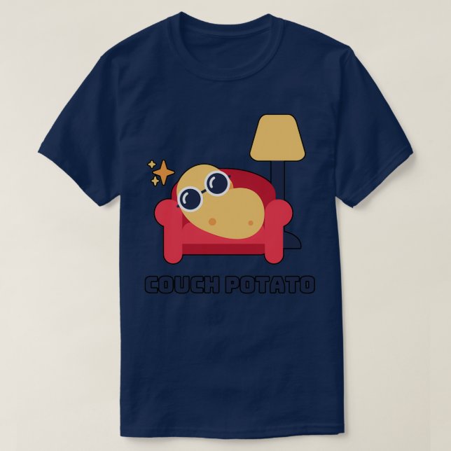 Couch Potato T Shirt (Design framsida)