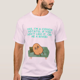 COUCH POTATO T-Shirt - FUNNY Couch Potato