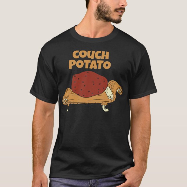 Couch Potatoe T Shirt (Framsida)