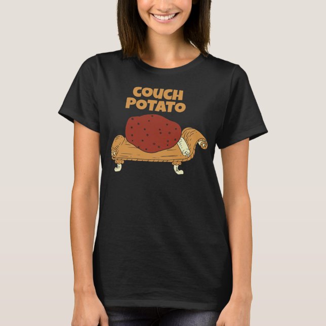 Couch Potatoe T Shirt (Framsida)