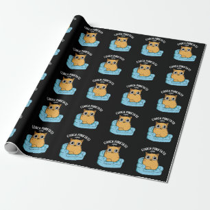Couch Purrtato Funny Potato Pun Mörk BG Presentpapper
