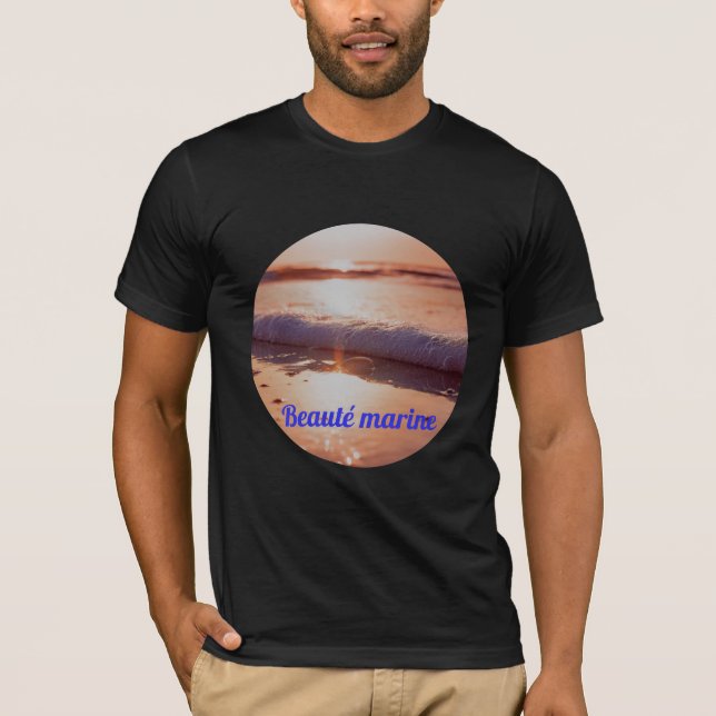 Coucher de soleil beauté marine t shirt (Framsida)