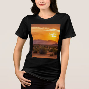 Coucher de Soleil dans le Désert - Bella+Canvas Wo T Shirt