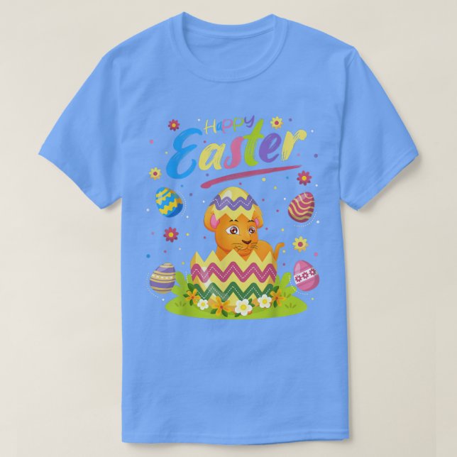 Cougar Älskare Funny Påskägg Cougar Glad påsk  T Shirt (Design framsida)