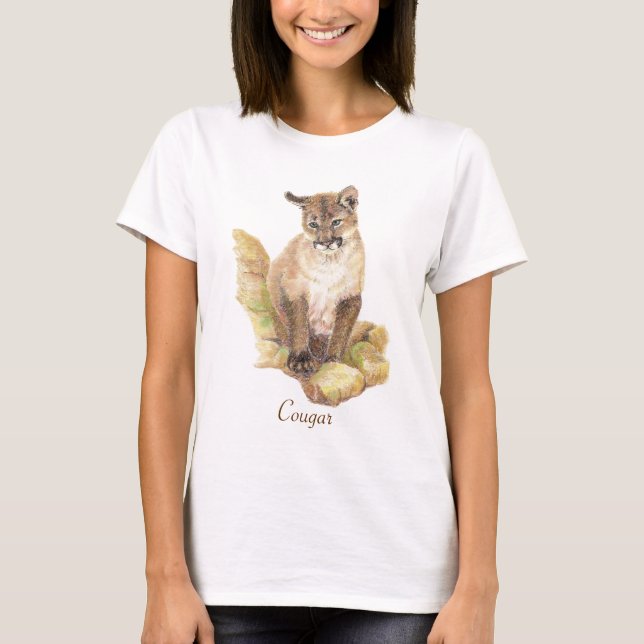 Cougar Animal Totem Tee (Framsida)