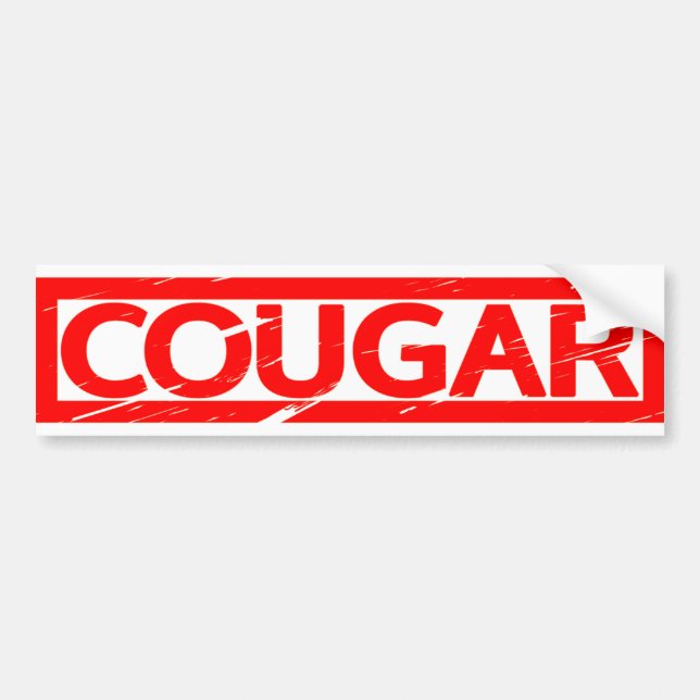 Cougar Frimärke Bildekal (Framsidan)
