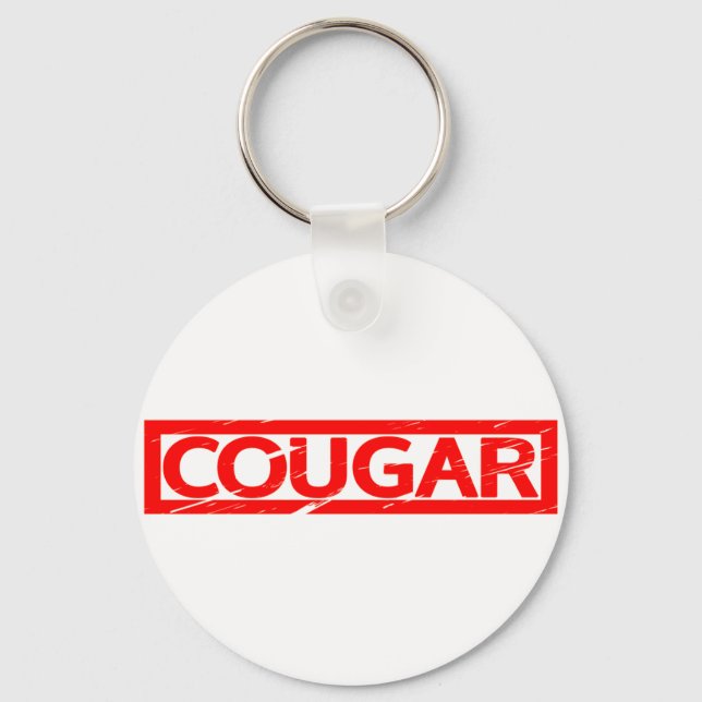 Cougar Frimärke Nyckelring (Framsida)