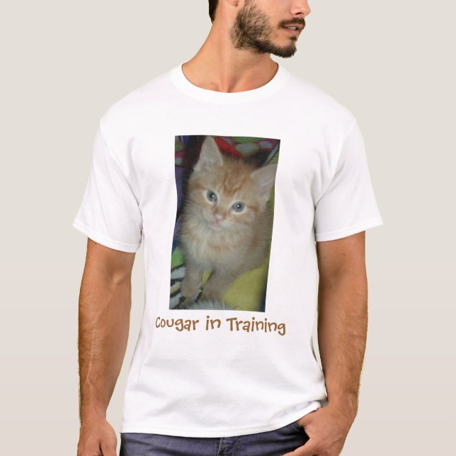 Cougar Humor Tee Shirt (Framsida)