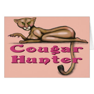 Cougar Hunter Hälsningskort
