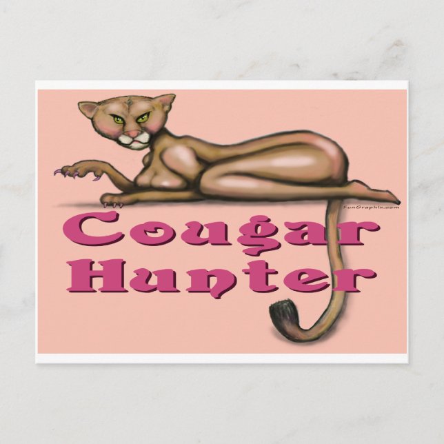 Cougar Hunter Vykort (Framsida)