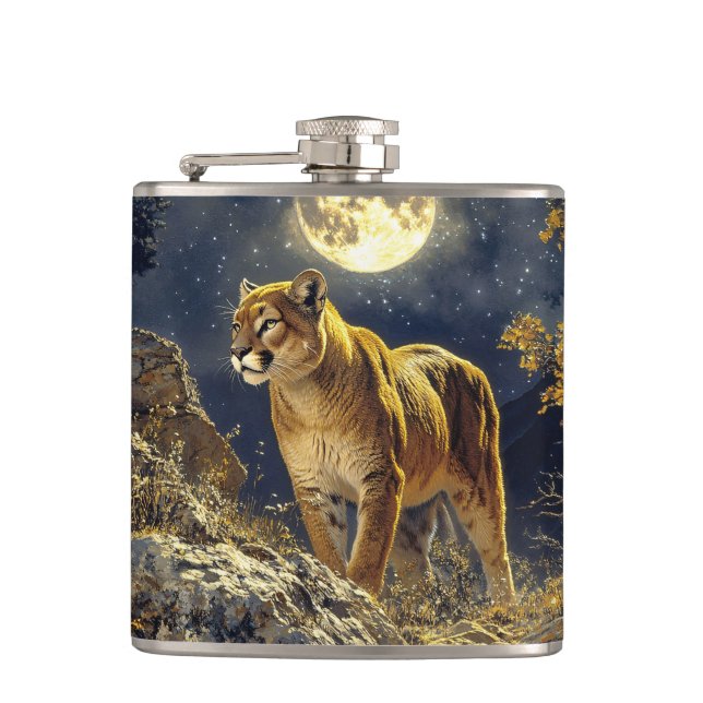 Cougar i Moonlight Wildlife Art Fickplunta (Framsidan)