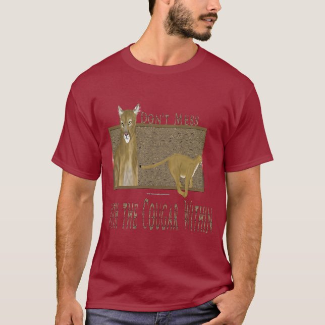 Cougar inom Dam Långärmad Shirt Tröja (Framsida)