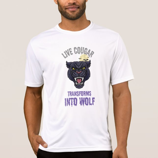 cougar live  t shirt (Framsida)
