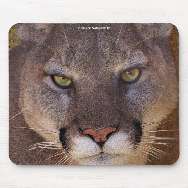 COUGAR Mountain Lejon Wildlife Mousepad Musmatta (Framsidan)