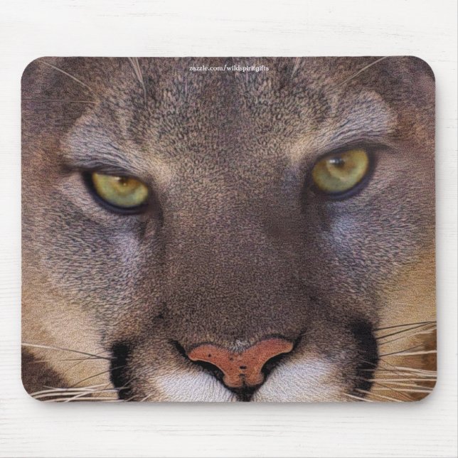 COUGAR Mountain Lejon Wildlife Mousepad Musmatta (Framsidan)