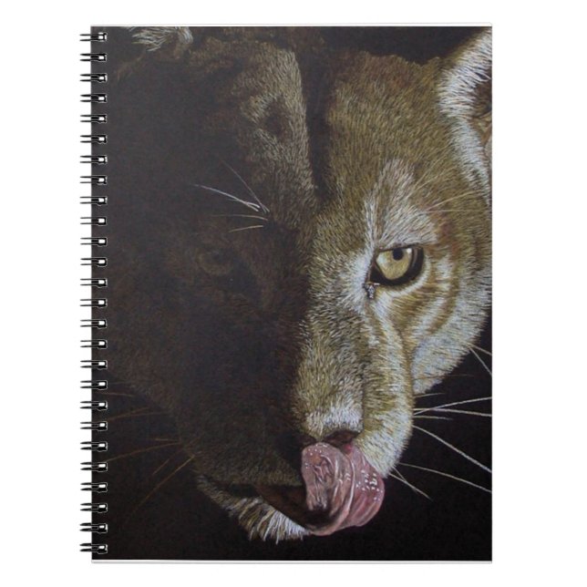 Cougar Night Anteckningsbok (Framsidan)