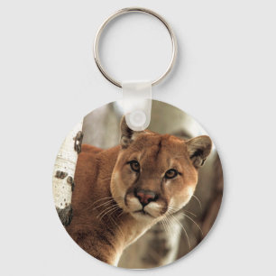 Cougar Photograph Nyckelring