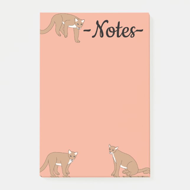 Cougar Post-it Block (Framsida)