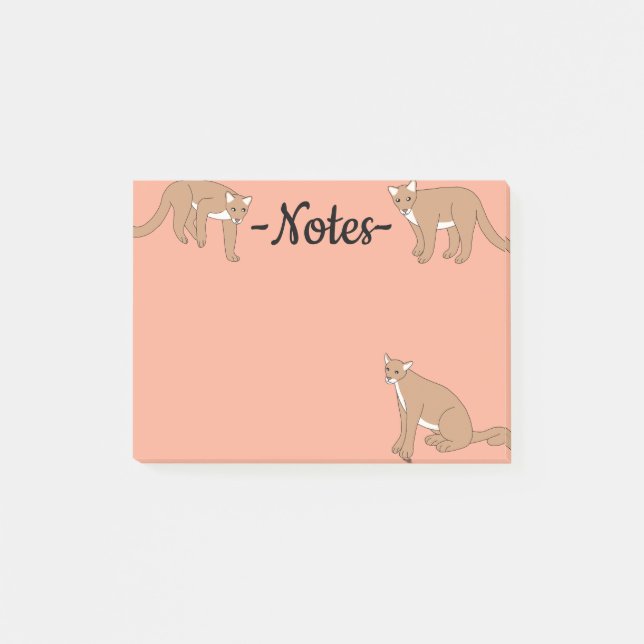 Cougar Post-it Block (Framsida)