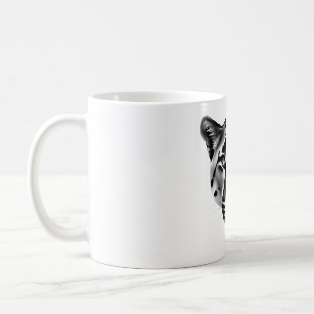 Cougar Power Black & White T-Shirt Kaffemugg (Vänster)
