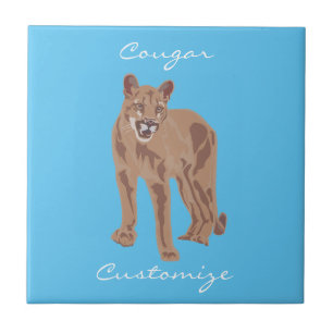 Cougar Puma Mountain Lejonare Thunder_Cove Kakelplatta