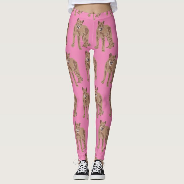 Cougar Puma Mountain Lejonare Thunder_Cove Leggings (Framsida)