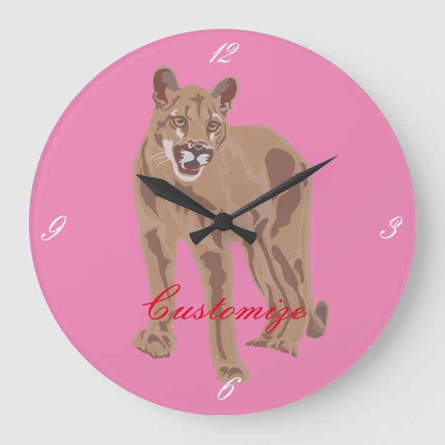 Cougar Puma Mountain Lejonare Thunder_Cove Stor Klocka (Framsida)